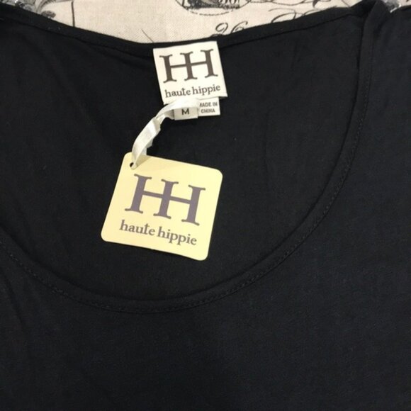 Haute Hippie Cap Sleeve Floral Tee - Picture 4 of 4